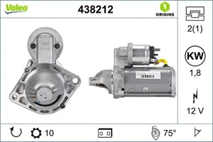 VALEO 438212 Starter Fits Chevrolet Aveo Opel Agila Astra Astra J Combo Vauxhall - Picture 1 of 7