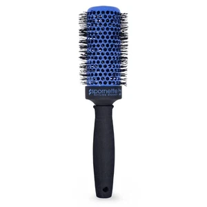 Spornette Prego 2.5 inch Round Brush Inch (Pack of 1), Black,Silver - Picture 1 of 8
