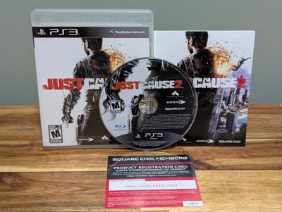 Just Cause 2 (PlayStation 3 PS3) CIB Complete W/Manual - Tested - Image 1 of 4