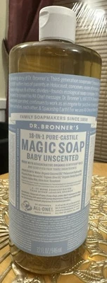 Dr. Bronner's 18-in-1 Hemp Baby Unscented 32 Oz Organic Pure Castile Liquid Soap - Image 1 of 4