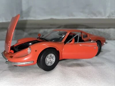 Anson 1/18 Scale diecast - 30301-W Ferrari Dino 246GT Red - Image 1 of 4