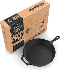 Fresh Australian Kitchen Gusseisenpfanne Feuerpfanne für BBQ,Herd ,Ofen 25 cm - Bild 1 von 6