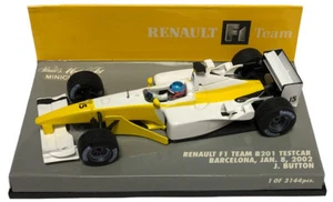 Minichamps Renault F1 B201 #15 Auto di prova gennaio 2002 - Pulsante Jenson scala 1/43 - Foto 1 di 1