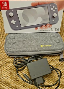 Nintendo Switch Lite 32GB + 32GB SD mit Case/Tasche, OVP, Wie neu, -TOP-Zustand- - Bild 1 von 5