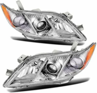 Headlights Headlamps Left & Right Pair Set for 07-09 Toyota Camry US Models Foto 1 de 4