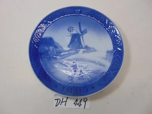 Vintage 1963 Royal Copenhagen Christmas Plate "Windmill" by Kai Lange - Picture 1 of 11