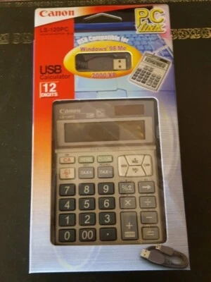 Canon LS-120PC (Solar and Battery) USB Calculator Quantity x5 - Image 1 of 3