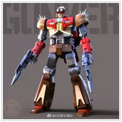 KFC Toys E.A.V.I. Metal Phase P-6F Gunker Junkion  Figure Toy in stock - Image 1 of 2