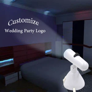 1x Customize Wedding Party Decor Home Indoor Lamp LED Projector Shadow Light - Picture 1 of 9