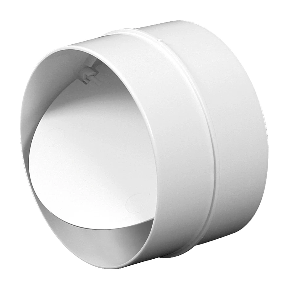 AWENTA Rohrverbinder mit Rückschlagklappe 150 mm Verbundstück Rückstauklappe Lüfterrohr