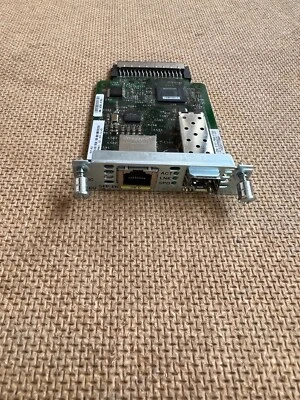 EHWIC-1GE-SFP-CU Cisco 1900 2900 3900 Router EHWIC WAN Card - Image 1 of 2