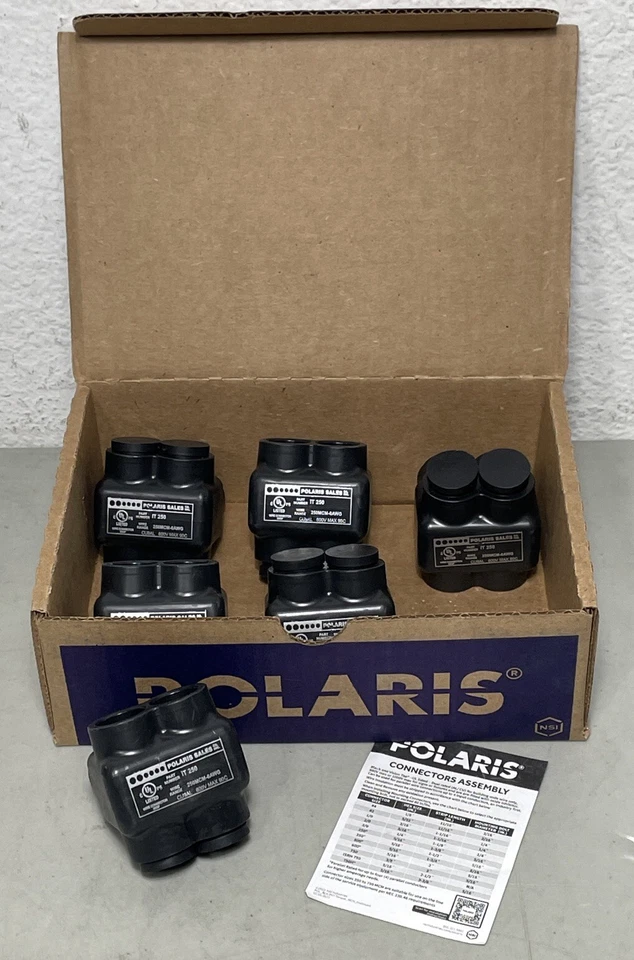 3 Polaris Insulated Tap Connector IT250 250mcm-6awg