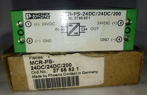 Phoenix Contact 2766821 Isolated DC/DC Converters MCR-PS- 24DC/ 24DC/200 New - Picture 1 of 5