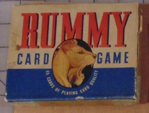 Vintage Rummy Card Game Whitman Card Co Complete Set & Instruc. USA  Animals - Bild 1 von 2