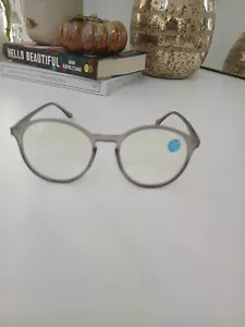 Round Frame Sport Reading Glasses Men Anti Blue Light 2.0 New - Picture 1 of 2