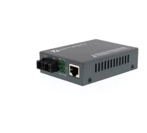 Networx Gigabit Fiber Media Converter - 1000Base-LX, SC Singlemode, 20km, 1310nm - Picture 1 of 10