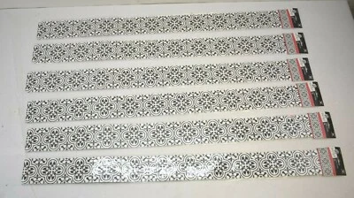 Lote de 6 azulejos de borde recto Carson Dellosa colegiala simplemente elegantes 36' Foto 1 de 4