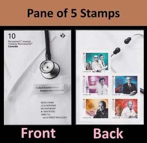 Canada 3246-3250 Medical Groundbreakers P pane 5 A MNH 2020 - Picture 1 of 3