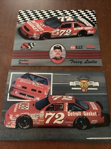 Tracy Leslie #72 “Detroit Gasket” Nascar Racing Postcard