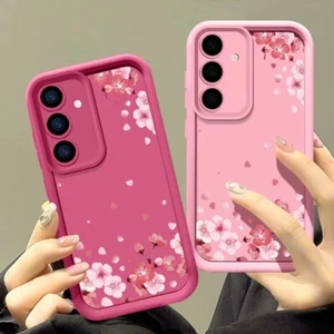 Phone Case For Samsung Galaxy A16 A36 A56 A55 A25 A05S A15 Flower Silicone Cover - Picture 1 of 24