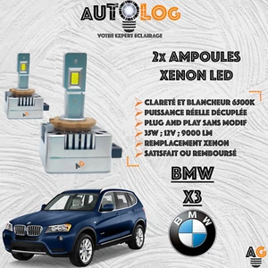 ✅ KIT 2x AMPOULES XENON LED BMW X3 ✅ - Picture 1 of 10