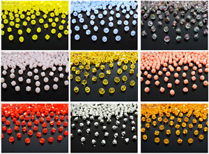 Freeshipping 100Pcs Top Quality Czech Crystal Faceted Bicone Beads 5mm Pick