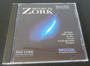 RETURN TO ZORK Infocom PC Game CD-ROM in jewelcase - Foto 1 di 5