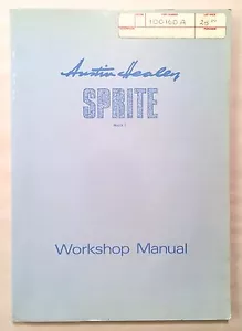 Austin Healey Sprite Mark I Workshop Manual (Softcover) Mark 1 British Motor Car - Picture 1 of 6