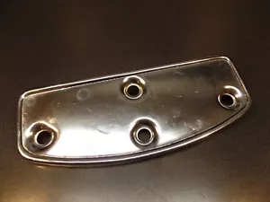 VINTAGE HARLEY DAVIDSON CHROME TOURING MODEL FLOOR BOARD W/O RUBBER INSERT (D) - Picture 1 of 8