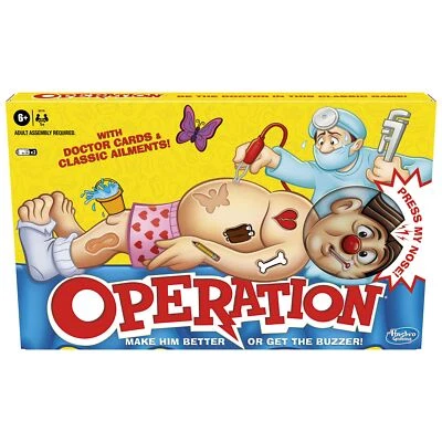 Operation Game Cavity Sam Classic Family Tabletop Game Ages 6 and Up - Image 1 of 4