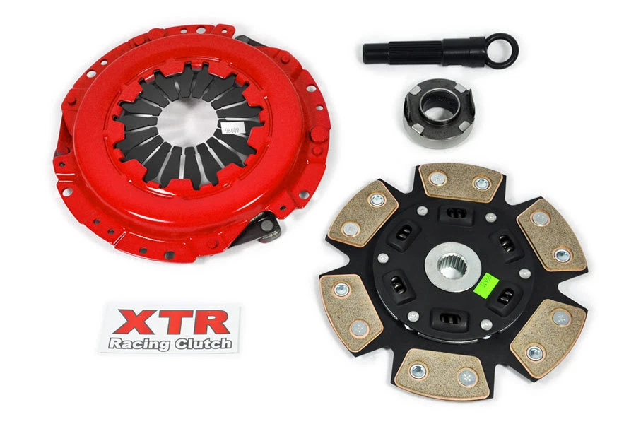 XTR 赛车阶段 3 CERAMIC MIBA 6-PUCK CLUTCH 套件适用于本田 ACCORD PRELUDE 2.0L — 第 1/1 张图片