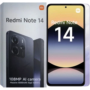 Xiaomi Redmi Note 14 4G Mist Purple 256GB + 8GB Dual-SIM Unlocked GSM NEW - Afbeelding 1 van 4