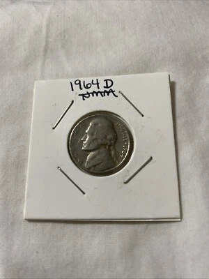 1964 D Jefferson Nickel DD Error - Image 1 of 4