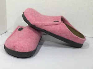 Birkenstock Infant Size 8 EU 26 Narrow Zermatt Pink Wool Clogs Shoes Y23-1492 - Picture 1 of 10