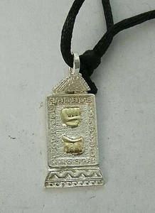 NOS Vintage Packaged Arte Maya Taeman MM-229 Mexico Aztec Sterling 925 Necklace - Picture 1 of 6