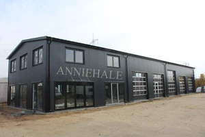 STAHLHALLE Halle isoliert 10 x 35 x 5,6/ 6,5 m - Bild 1 von 10