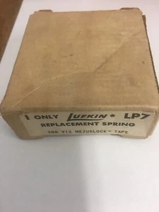 NEW Vintage Lufkin Y12 Mezurlock Pow Tape REPLACEMENT SPRING LP7 - Picture 1 of 5