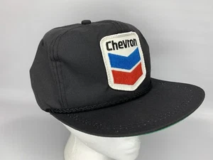 Cappello a olio Chevron vintage berretto K-Brand USA toppa corda cinturino regolabile - Foto 1 di 9