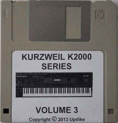 Kurzweil K2000/K2500/K2600 Series Synthesizer " Volume 3" Custom sound programs - Image 1 of 3