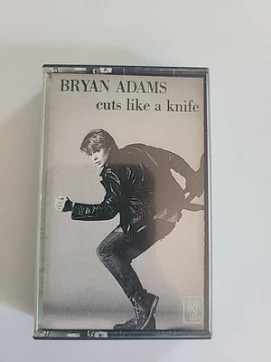 Bryan Adams - Cuts Like A Knife (CASSETTE) 1983, Very Good Condition  Foto 1 de 4
