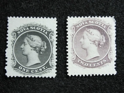 CANADA/NOVA SCOTIA - SC0TT# 9-10 - MH - CAT VAL $30.00 - Image 1 of 2