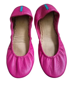 Tieks Pink Classic Flats Size 8  - Picture 1 of 5