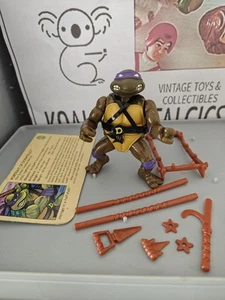 SOFTHEAD! Vintage TMNT Ninja Turtles Figure DONATELLO 1988 Complete - Picture 1 of 9