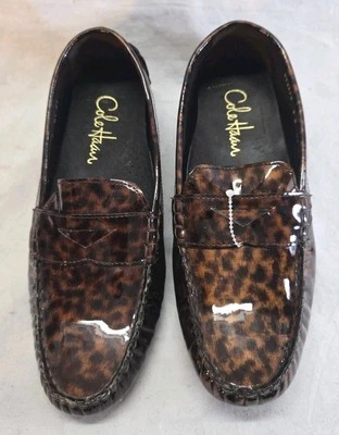 COLE HAAN Women's 8B Trillby Driver Patent Leather Moccasin New - Image 1 of 4