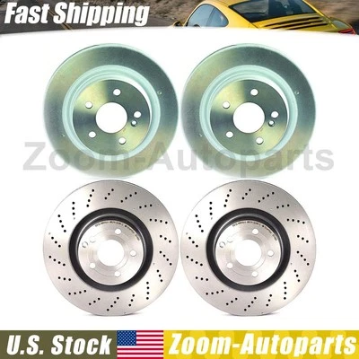 Rotores de freno delanteros traseros Brembo OE para Mercedes-Benz C250 2012 2013 2014 2015 Foto 1 de 4