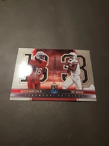 2024 Topps Signature Class Paramount Pairings Marvin Harrison Jr Trey Benson RC - Bild 1 von 2