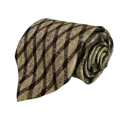 "Corbata Emanuel Ungaro Paris - patrón geométrico vintage 59""x3,75""" Foto 1 de 4