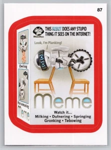 2015 Topps Wacky Packages #87 Meme Red Border - Bild 1 von 2