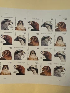 USA 2012 Stamps MNH SV $110+ Birds of Prey Sheet of 20 Cat. #4612a - Picture 1 of 1