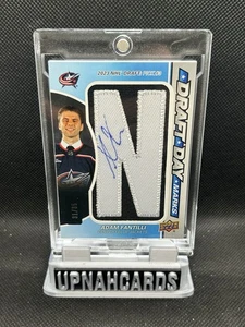 23-24 ADAM FANTILLI Upper Deck SP Juego Usado Draft Day Marks/35 Rookie Auto "N" - Imagen 1 de 1